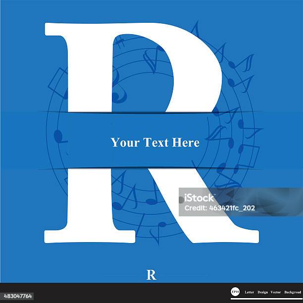 Letter R Vector Alphabet Inserted Into The Paper Cut Abc Stock ...