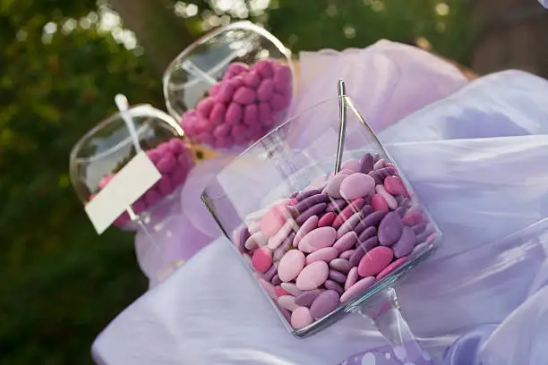 sugared almonds for wedding