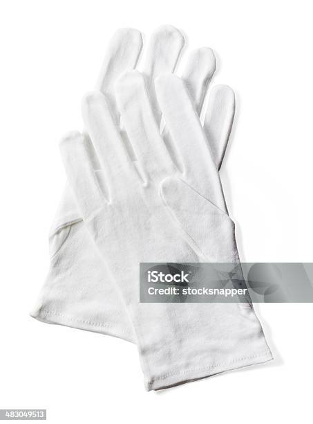 Cotton Gloves Stock Photo - Download Image Now - Protective Glove, White Color, Cotton