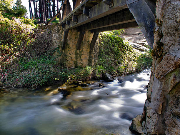 istock old wooden bridge over a river 483050511