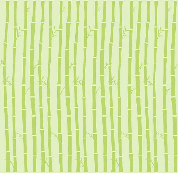 Vector illustration of Bamboo seamless background