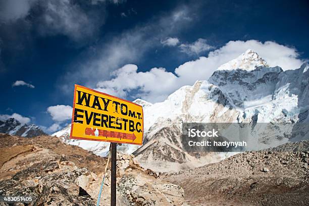 Way To Everest Base Camp Stock Photo - Download Image Now - Mt. Everest, Cloud - Sky, Animal Wildlife