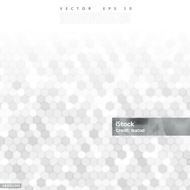Vector Abstract 3d Hexagonal Background Stock Illustration - Download Image Now - Backgrounds, Hexagon, 2015