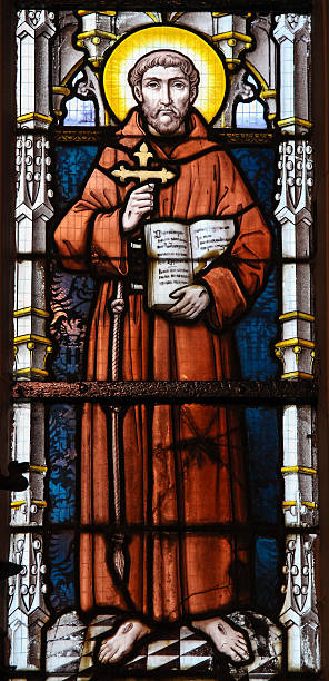 istock Stained Glass - Saint Francis of Assisi 483055142