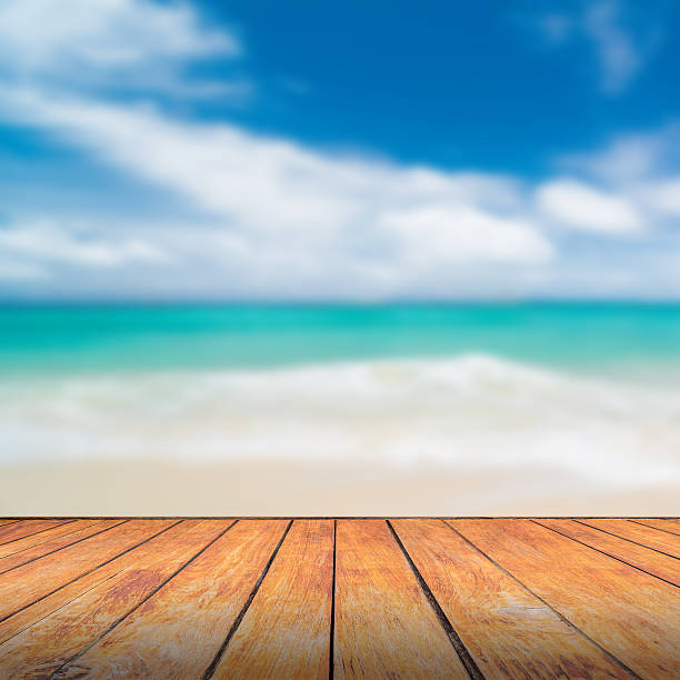 istock sea space and wood floor 483057282