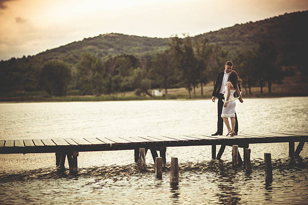 istock Young beautiful married couple 483060530