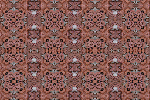 istock Carved wood wall close 483062242
