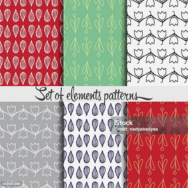 Best Element Patterns Elements Pattern Stock Illustration - Download Image Now - 2015, Botany ...