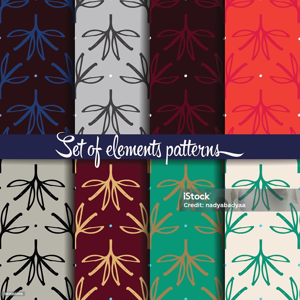 Elements Pattern Stock Illustration - Download Image Now - 2015, Botany ...
