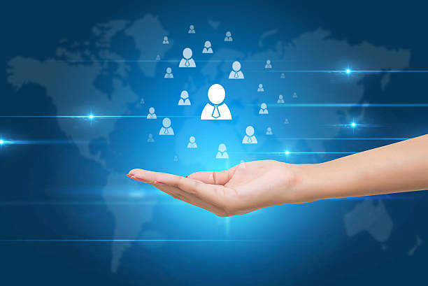 istock Marketing customer target audience concept. 483067090