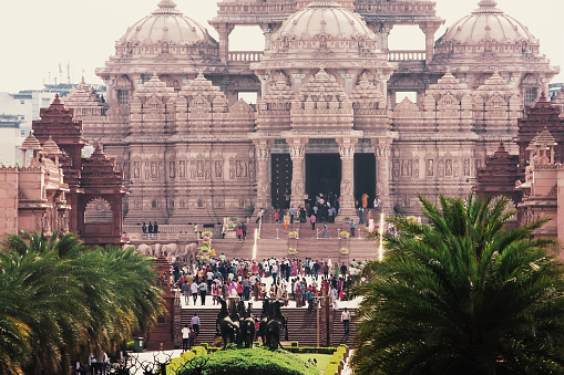 Akshardham is a Swaminarayan temple complex in Delhi, India