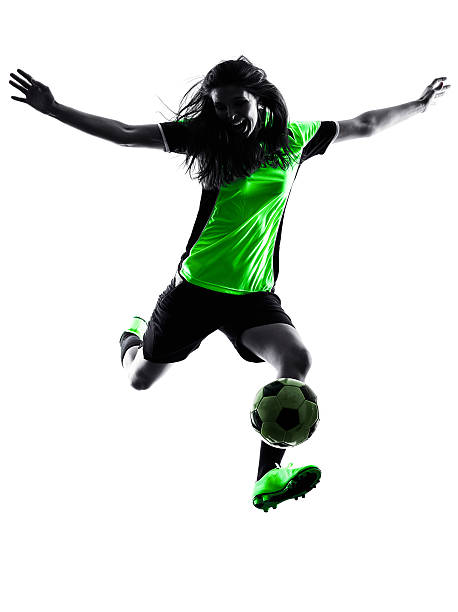 istock woman soccer player isolated silhouette 483067960