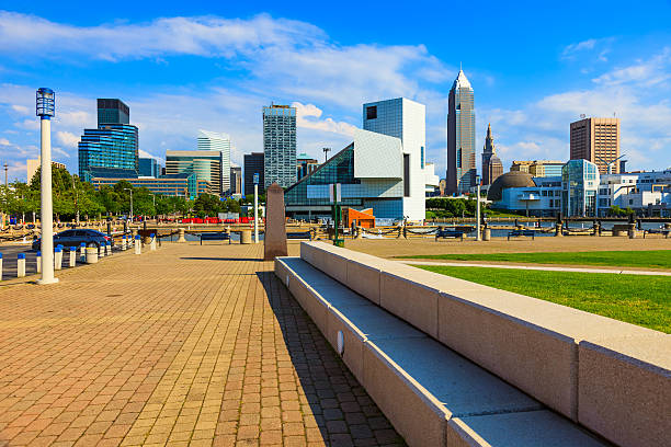 istock Downtown  Cleveland skyline,lake Erie,OH (P) 483068412