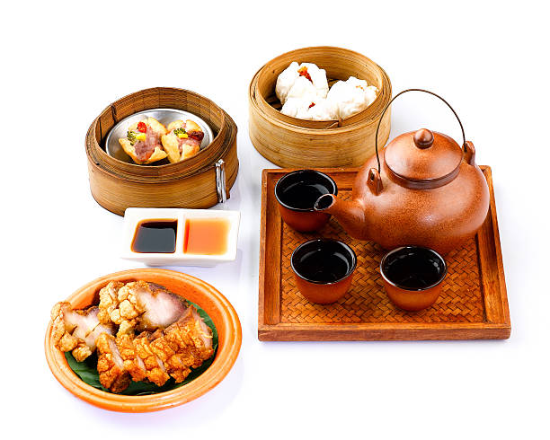 istock Dim sum Thai food style for lunch isolated 483071764
