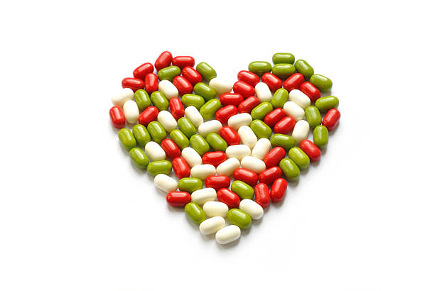 Sweet Heart with Italian colors stock photo