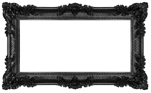 Black Baroque frame