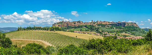 Old town of Orvieto, Umbria, Italy Beautiful view of the old town of Orvieto, Umbria, Italy. orvieto stock pictures, royalty-free photos & images