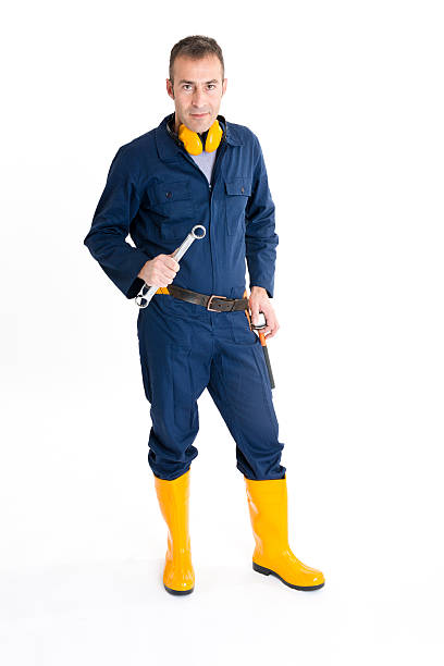 istock Full length portrait of an handsome Worker 483078903
