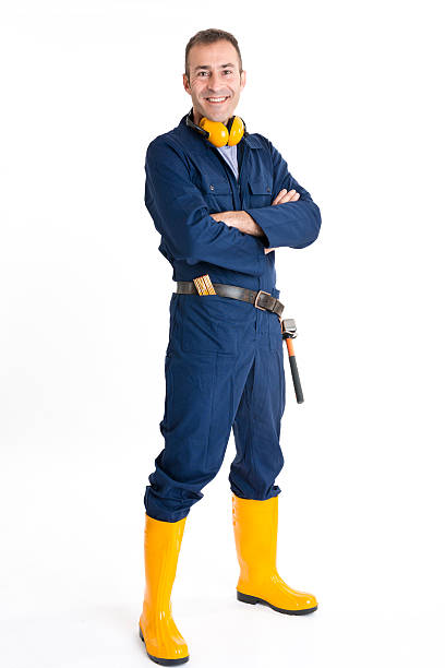 istock Full length portrait of an handsome Worker 483079037