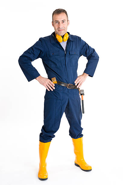 istock Full length portrait of an handsome Worker 483079103
