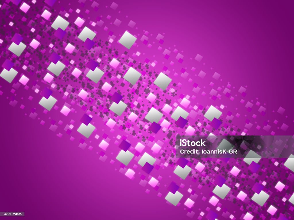 Cube Effekt Lights - Lizenzfrei Abstrakt Stock-Foto