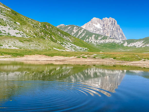 istock Gran Sasso mountain summit at Campo Imperatore plateau, Abruzzo, Italy 483082464