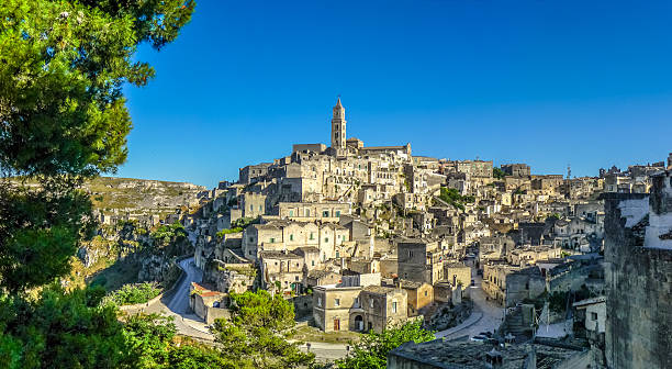 istock Ancient town of Matera at sunset, Basilicata, Italy 483082874