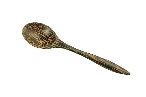 istock wooden spoon isolated on white background. 483083174