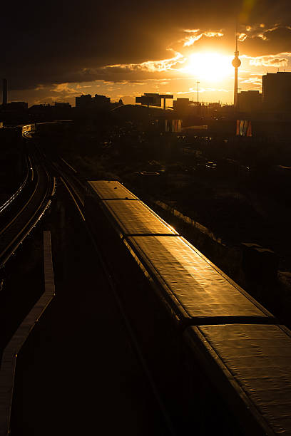 istock alexanderplatz berlin germany in the evening with city train 483092090