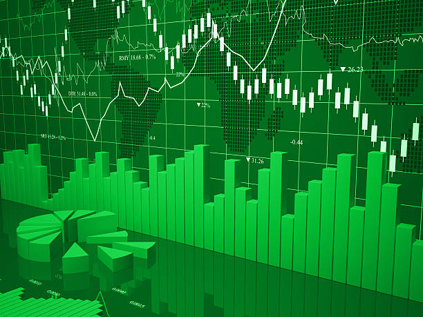 istock Financial charts abstract business graph 483093523