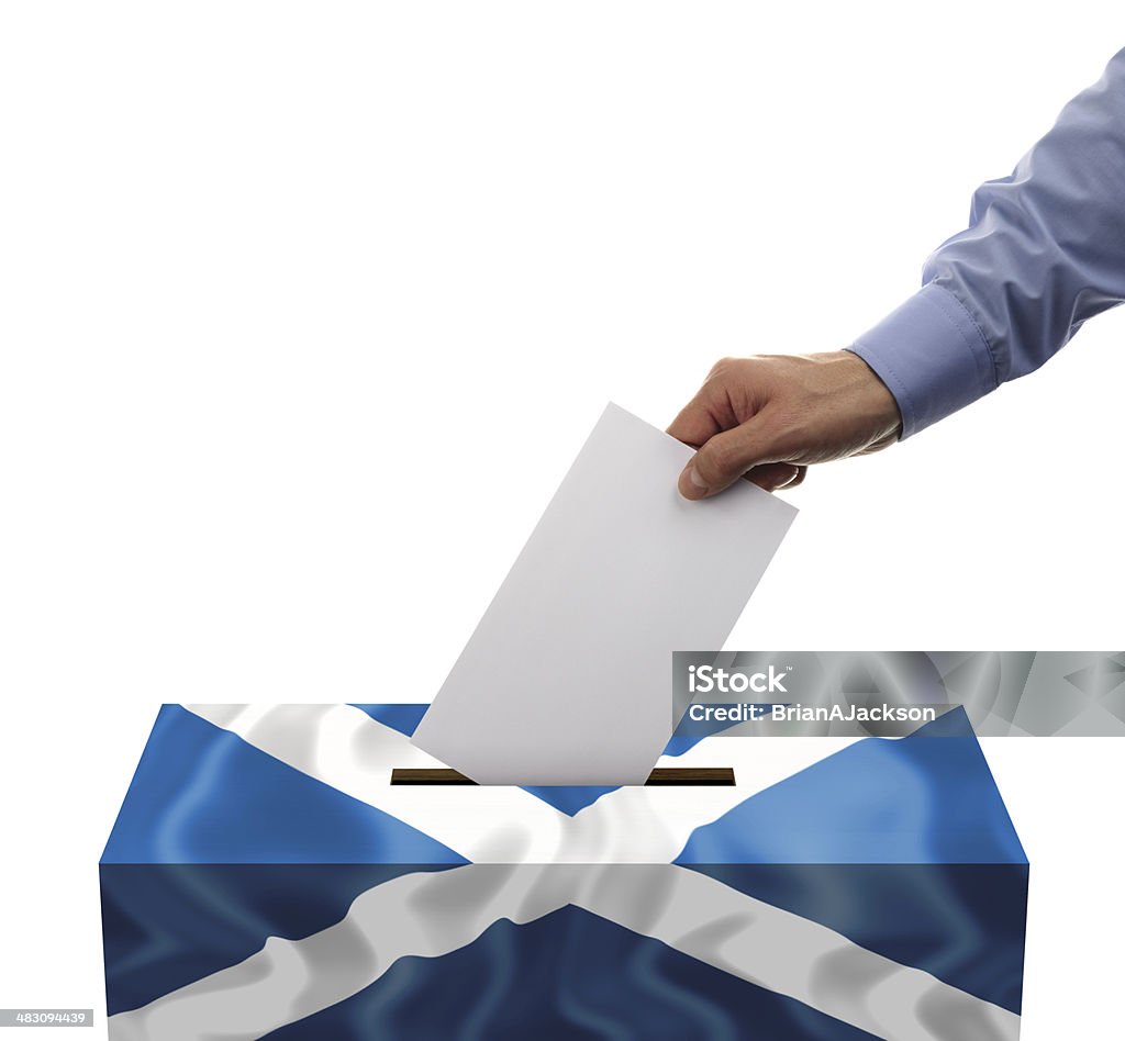 referendum sull'indipendenza della Scozia - Foto stock royalty-free di Attività