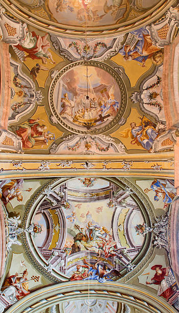 istock Saint Anton - Ceiling of chapel 483095977