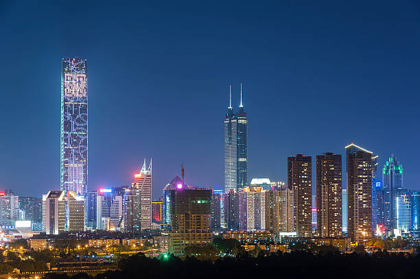 istock Skyline of Shenzhen City, China 483096314