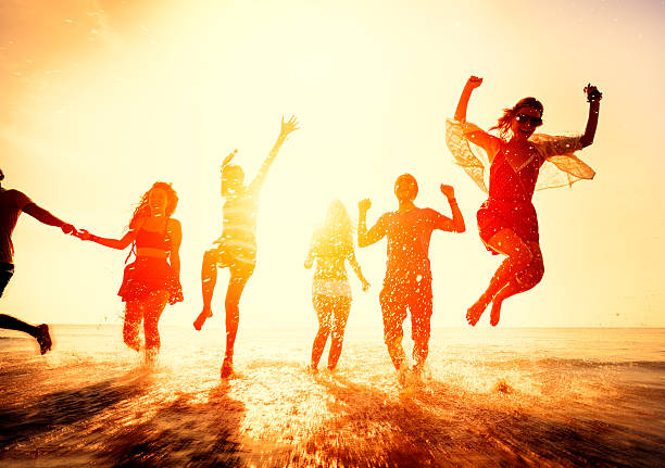 istock Friendship Freedom Beach Summer Holiday Concept 483096942