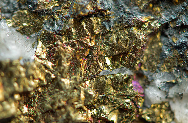 istock magic of a stone, gold metal (big collection). Macro 483097751