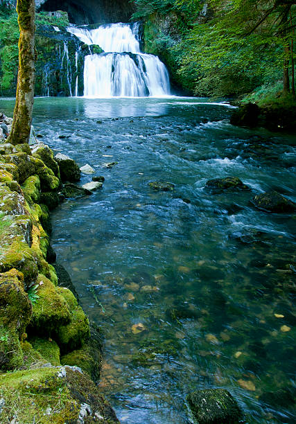 istock The Lison's source waterfall in Doubs, France 483098077
