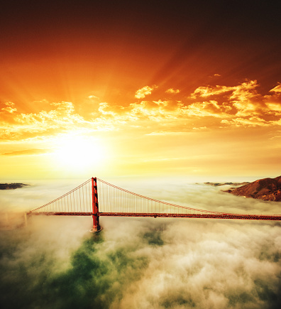 The Golden Gate Bridge in San Francisco, California, USA 