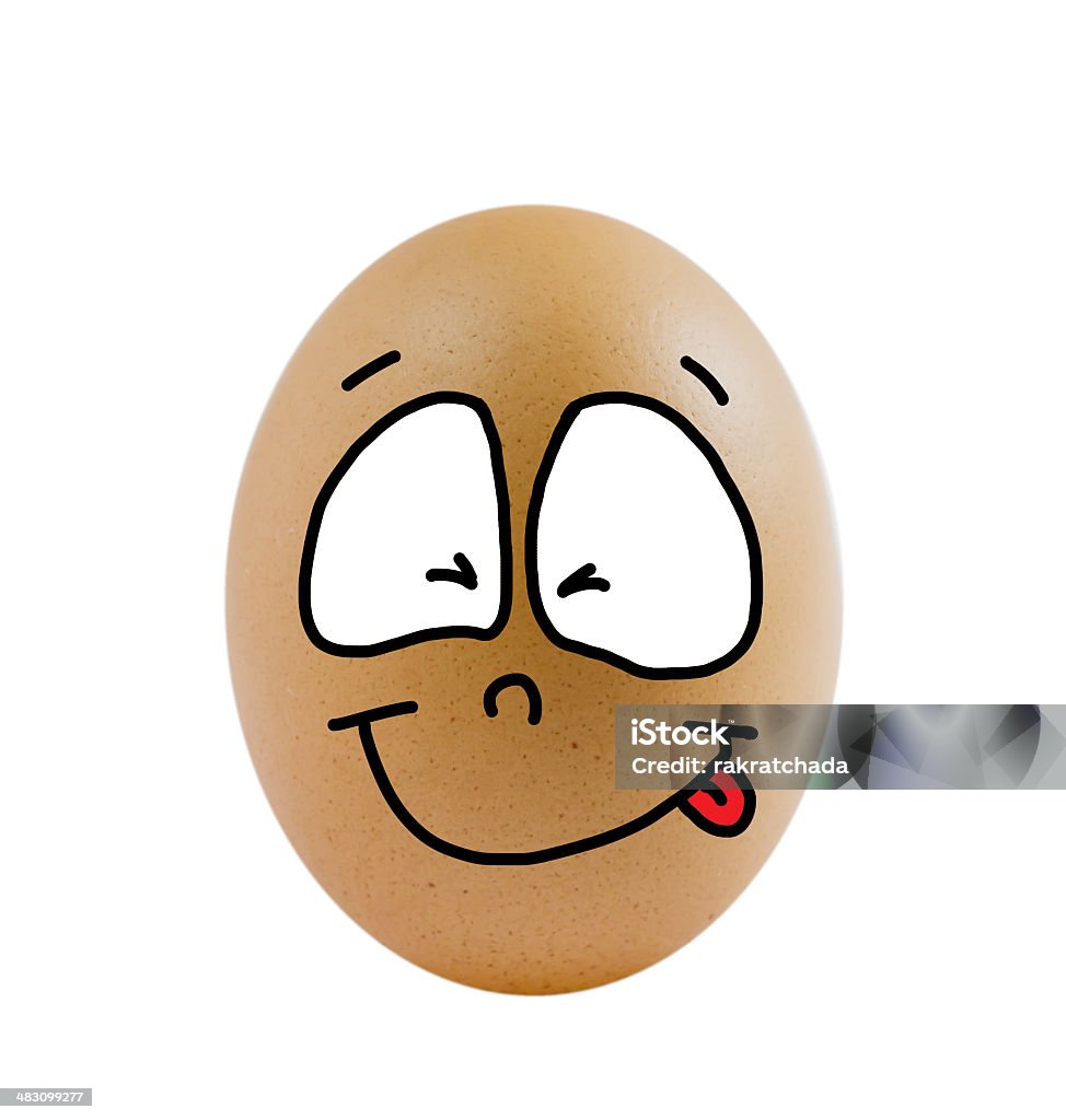 Um ovos - Foto de stock de Bege royalty-free