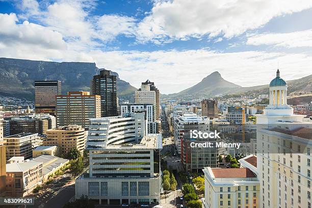 Кейптаунсити Даунтаун Делового Района Южная Африка — стоковые фотографии и другие картинки Кейптаун