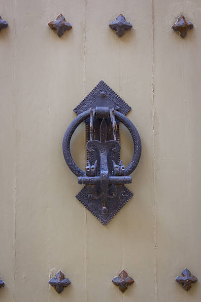 istock Knocker front door of the house Maltese 483101272
