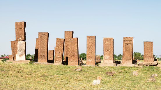 Seljuk Cemetery at Ahlat - Bitlis, Turkey. No entry fee.