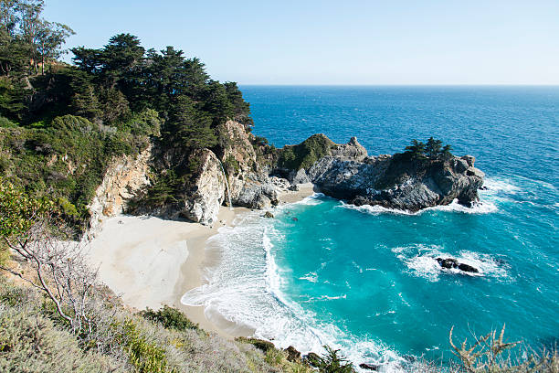 istock Waterfall in Big Sur California 483104178