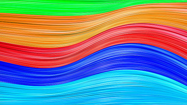 istock background with colored waves 483112826