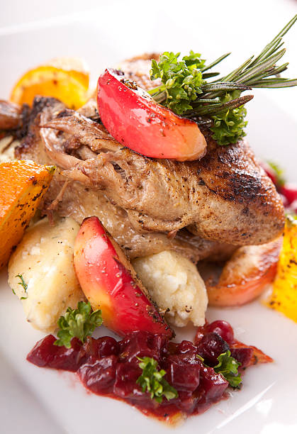istock roasted duck with cranberry sauce 483114611