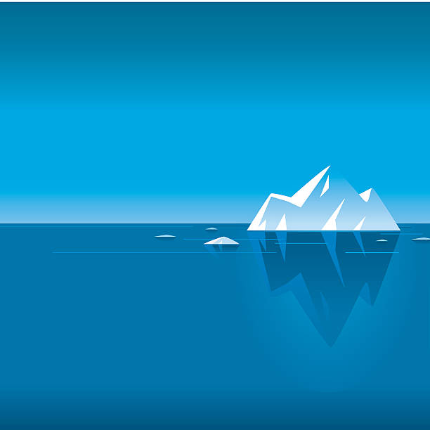 illustrations, cliparts, dessins animés et icônes de à l'attention de tous les frais de port&nbsp;! - antarctica environment iceberg glacier