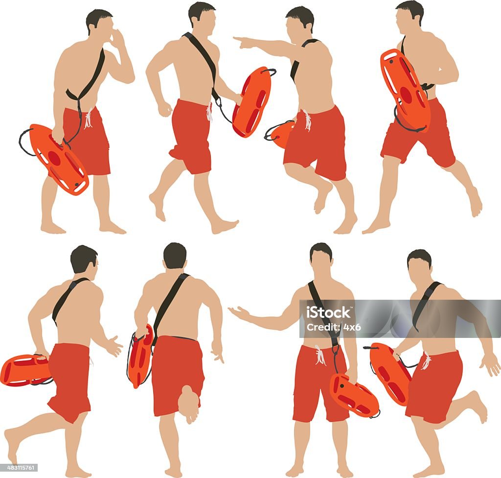 Lifeguard running Lifeguard runninghttp://www.twodozendesign.info/i/1.png Lifeguard stock vector