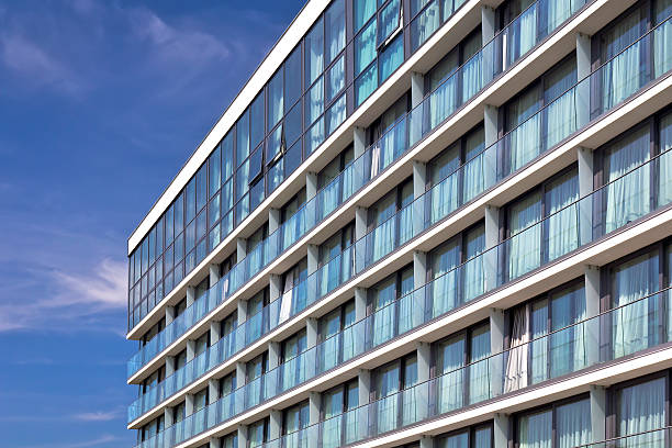 istock Rows of balconies in a apartment building 483116105