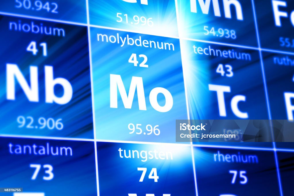 Molybdenum Mo Periodic Table This image is part of a collection of all elements Abstract Stock Photo