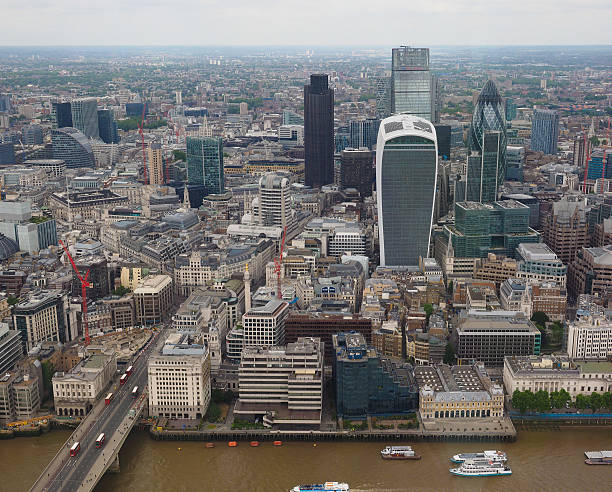 istock Aerial view of London 483117312