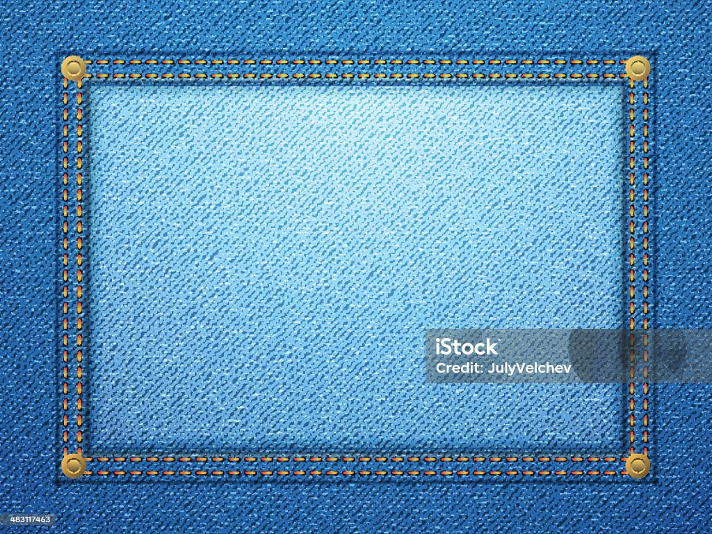 Denim Framelayout Denim Frame Stock Illustration - Download Image Now - Border - Frame ...